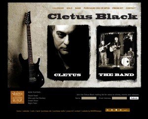 Cletus Black, Musician Website