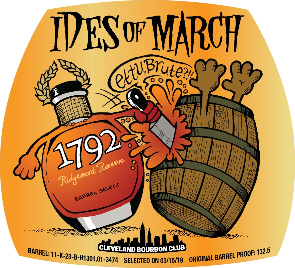 Ides of March Bourbon Label
