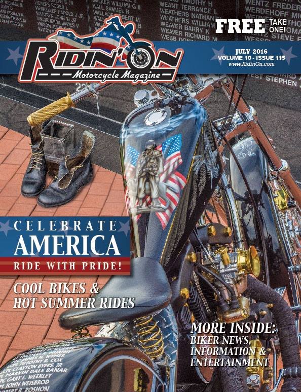 Ridin' On Motorcycle Magazine Layout