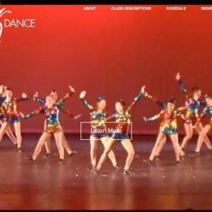 Wilhelm Dance Studios Web Design